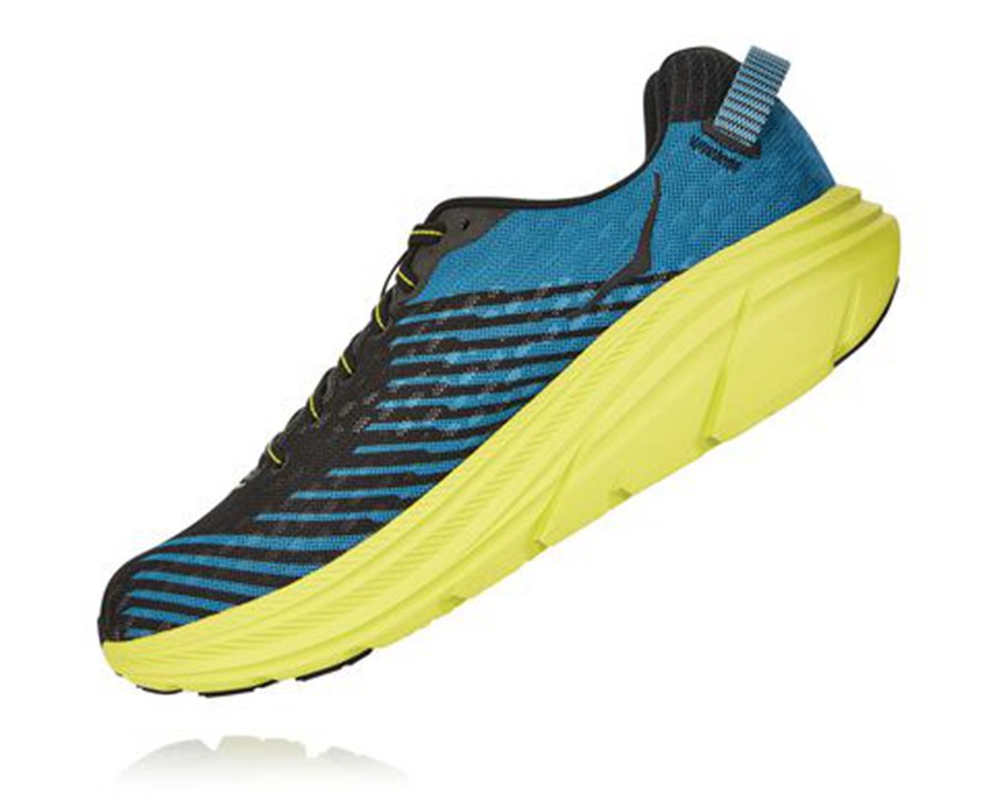 Chaussure Running Hoka One One Rincon Homme - Noir/Vert - PXK-107954